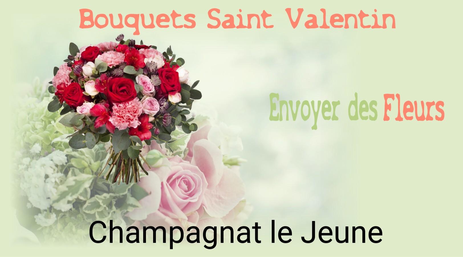 Roses de Saint-Valentin livrées à Champagnat-le-Jeune